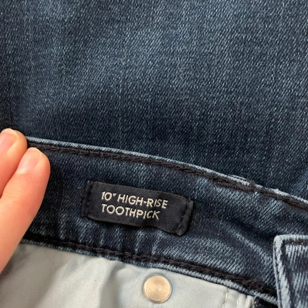 Jcrew Ten Inch Highrise Toothpick Jeans - Picture 2 of 8